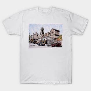 Bury St Edmunds Railway Station Painting T-Shirt